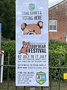 Information posted around the village informing of activities Great-Ellingham-2022-TeddyBearFestival 13.jpg