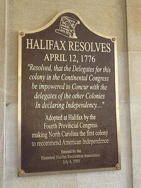 File:Halifax Resolves plaque - North Carolina State Capitol - DSC05912.JPG