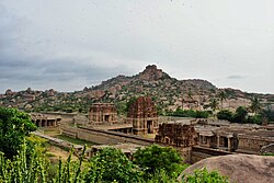 UNESCO World Heritage site Achyutaraya temple and market complex