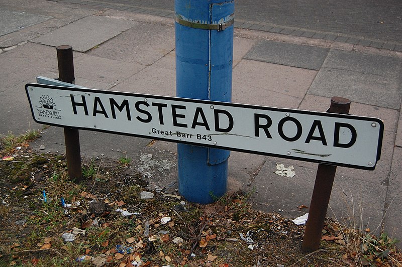 File:Hamstead Road sign - 2014-09-27 - Andy Mabbett.JPG