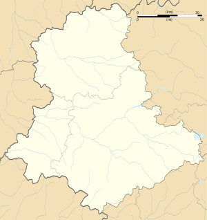拉容谢勒圣莫里斯在上维埃纳省的位置