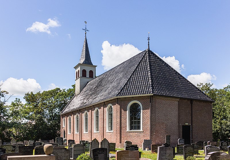 File:Hervormde kerk uit 1790 De Fontein (Oudemirdum) 20-07-2020. (actm.) 10.jpg