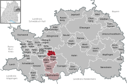 Heuchlingen - Localizazion