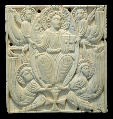 8th century plaque from ?a book cover