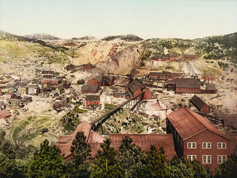 File:Homestake Mine, South Dakota, 1900.jpg