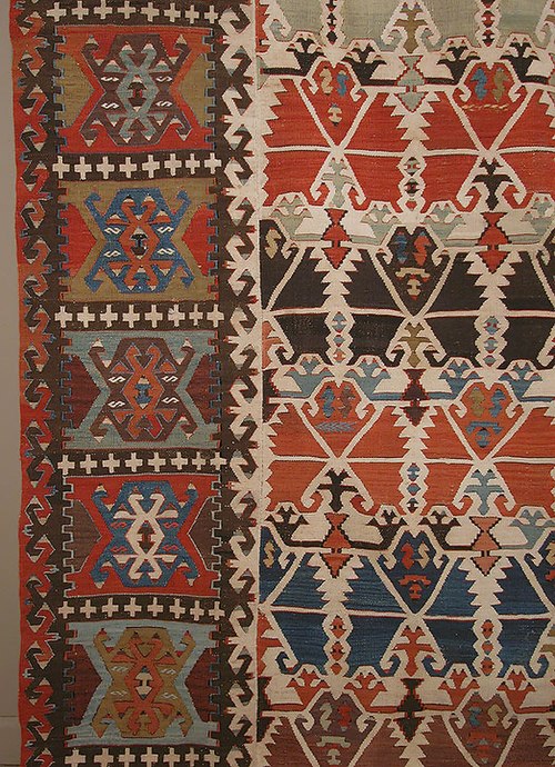 Hotamis Kilim (detail), central Anatolia, early 19th century