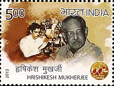 Hrishikesh Mukherjee 2013 stamp of India.jpg