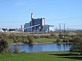 Kraftwerk West Offaly in Shannonbridge, das vom Bord na Móna mit Brennstoff versorgt wird