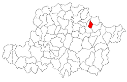 Location of Igneşti