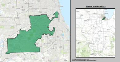 Distrito 3 del Congreso de los EE. UU. De Illinois (desde 2013) .tif