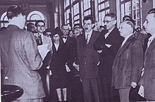 L'inaugurazione dell'Aérogare des Invalides il 21 agosto 1951.