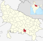 India Uttar Pradesh districts 2012 Kaushambi.svg