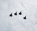 Flyover of F-22 Raptors
