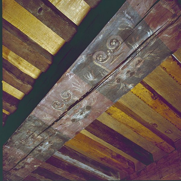 File:Interieur rechter toren, geschilderd balkenplafond - Goes - 20379819 - RCE.jpg