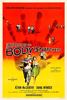 Description de l'image Invasion of the Body Snatchers (1956 poster).jpg.
