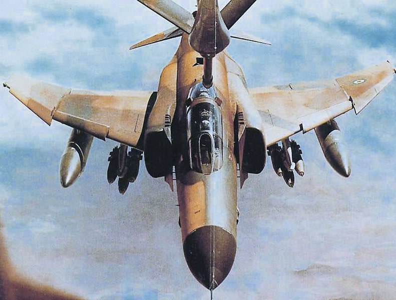 File:Irani F-4 Phantom II refueling through a boom.jpg