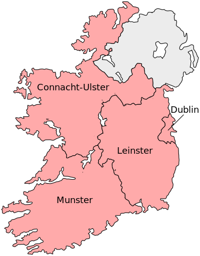1979–2004 European Parliament Ireland constituencies