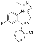 Iso-flualprazolam structure.png