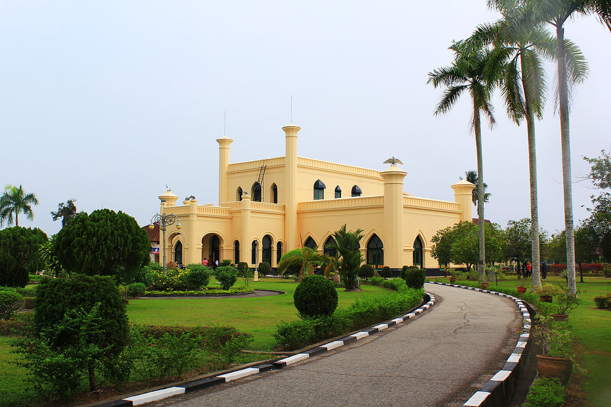 Download Gambar  Sketsa Istana  Siak Aliransket