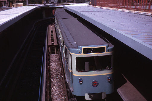 JHM-1964-0106 - Paris, mtro ligne 1, Bastille