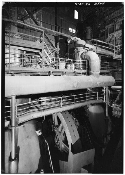 File:Jack E. Boucher, Photographer, May 1974. VIEW OF HP CYLINDER. - Jones and Laughlin Steel Corporation, Pittsburgh Works, Morgan Billet Mill Engine, 550 feet north of East Carson HAER PA,2-PITBU,62A-6.tiff