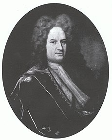 James Stanhope, 1st Earl Stanhope, from a portrait by Denner at Chevening. James, Earl Stanhope, from a portrait by Denner at Chevening.jpg