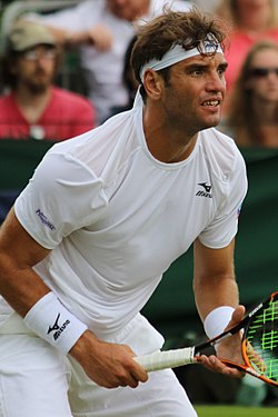 Malek Džazírí ve Wimbledonu 2017
