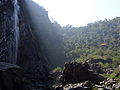 Jog Falls Gorge in dry season.