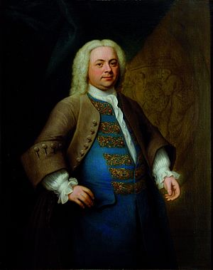 Portret Georga Friedricha Handla (John Theodore Heins)