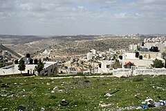 View of the Hills surrounding Ramallah.
