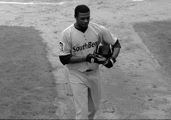 Justin Upton with the South Bend Silver Hawks in 2006.