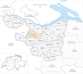 Karte von Hüttwilen