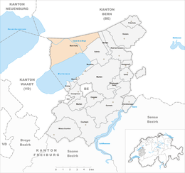 Mont-Vully - Carte