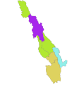 Distretti statali di Kayin Map.svg