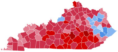 Rezultatele alegerilor prezidențiale din Kentucky 2004.svg