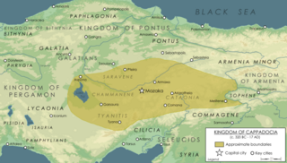 <span class="mw-page-title-main">Kingdom of Cappadocia</span> Ancient Iranian kingdom in Asia Minor