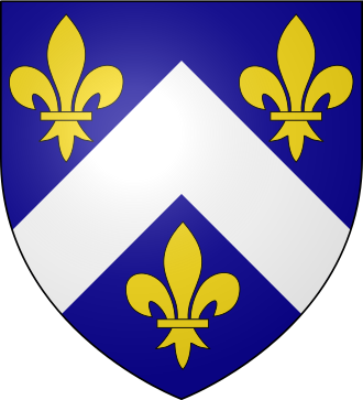 Arms of the Kininmont of that Ilk, chief of Clan Kinninmont. Kininmont of that Ilk arms.svg