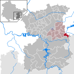 Läget för kommunen Kirschkau i Saale-Orla-Kreis