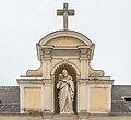 * Nomination Upper part alcove with the statue of Jesus Christ as the Good Shepherd on top of the the portal wall from 1879 of the former cemetery at the rectory on Lidmanskygasse #14, Klagenfurt, Carinthia, Austria --Johann Jaritz 02:25, 19 July 2016 (UTC) * Promotion Good quality. --Vengolis 03:13, 19 July 2016 (UTC)