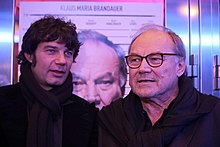 Svoboda mit Hauptdarsteller Klaus Maria Brandauer bei der Premiere von The Strange Case of Wilhelm Reich (2012)