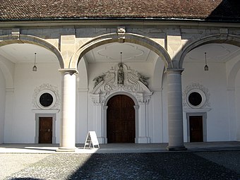 Hauptportal der Klosterkirche Muri
