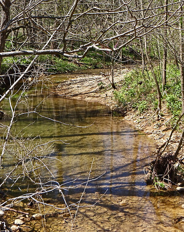 Knob Creek at Abraham Lincoln Boyhood Home, LaRue County, KY.