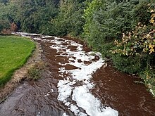 Knockoneil In Flood Oct 2022 Knockoneil River In Full Flood.jpg