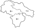 Kohgiluyeh and Boyer-Ahmad Province admin map