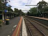 Westbound view from Kooyong platform 1 facing towards platform 2