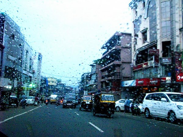 Kottakkal Town rainy day