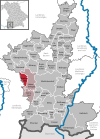 Lage der Gemeinde Kraftisried im Landkreis Ostallgäu