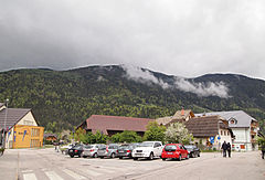 Подъем на машине на Kranjska Gora Словения