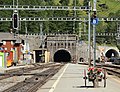 Portail Sud du tunnel du Lötschberg