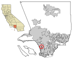 LA County Incorporated Areas Del Aire highlighted.svg